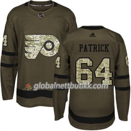 Philadelphia Flyers Hockeydrakt Nolan Patrick 64 2017-2018 Camo Grønn Adidas Authentic - Herre